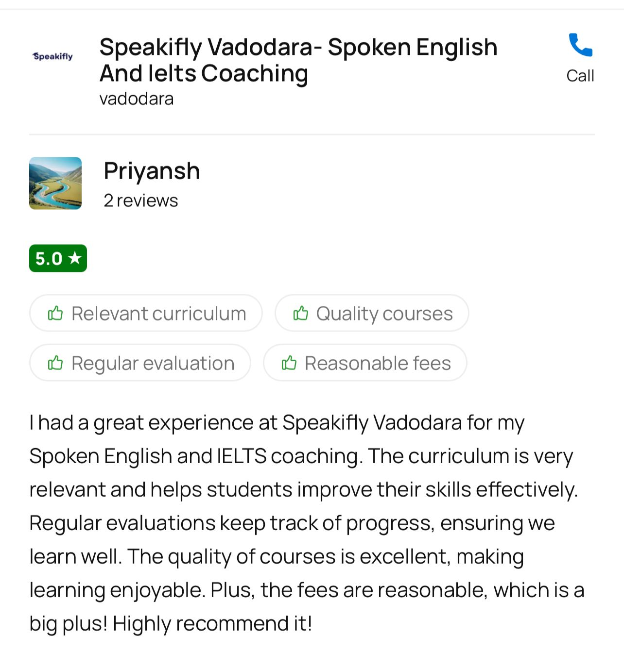 Review from Nitya